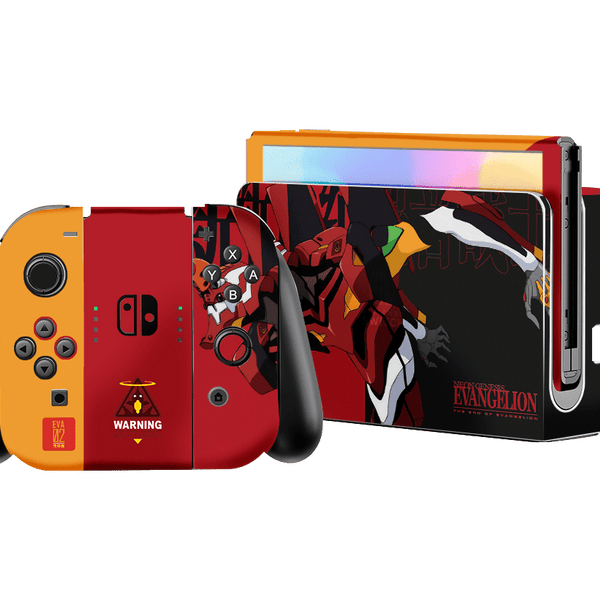 Evangelion eva 02 Skin Nintendo Switch OLED (2021)
