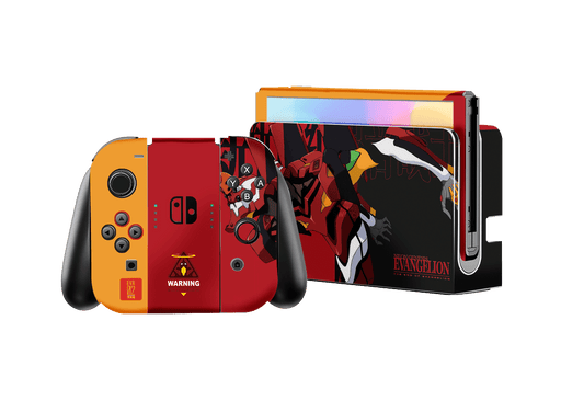 Evangelion eva 02 Skin Nintendo Switch OLED (2021)