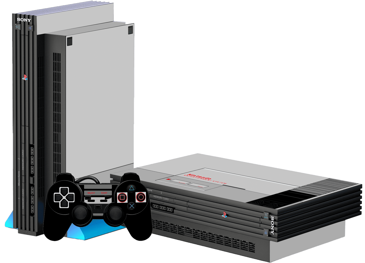 NES Skin Playstation 2 Fat Xonebrand
