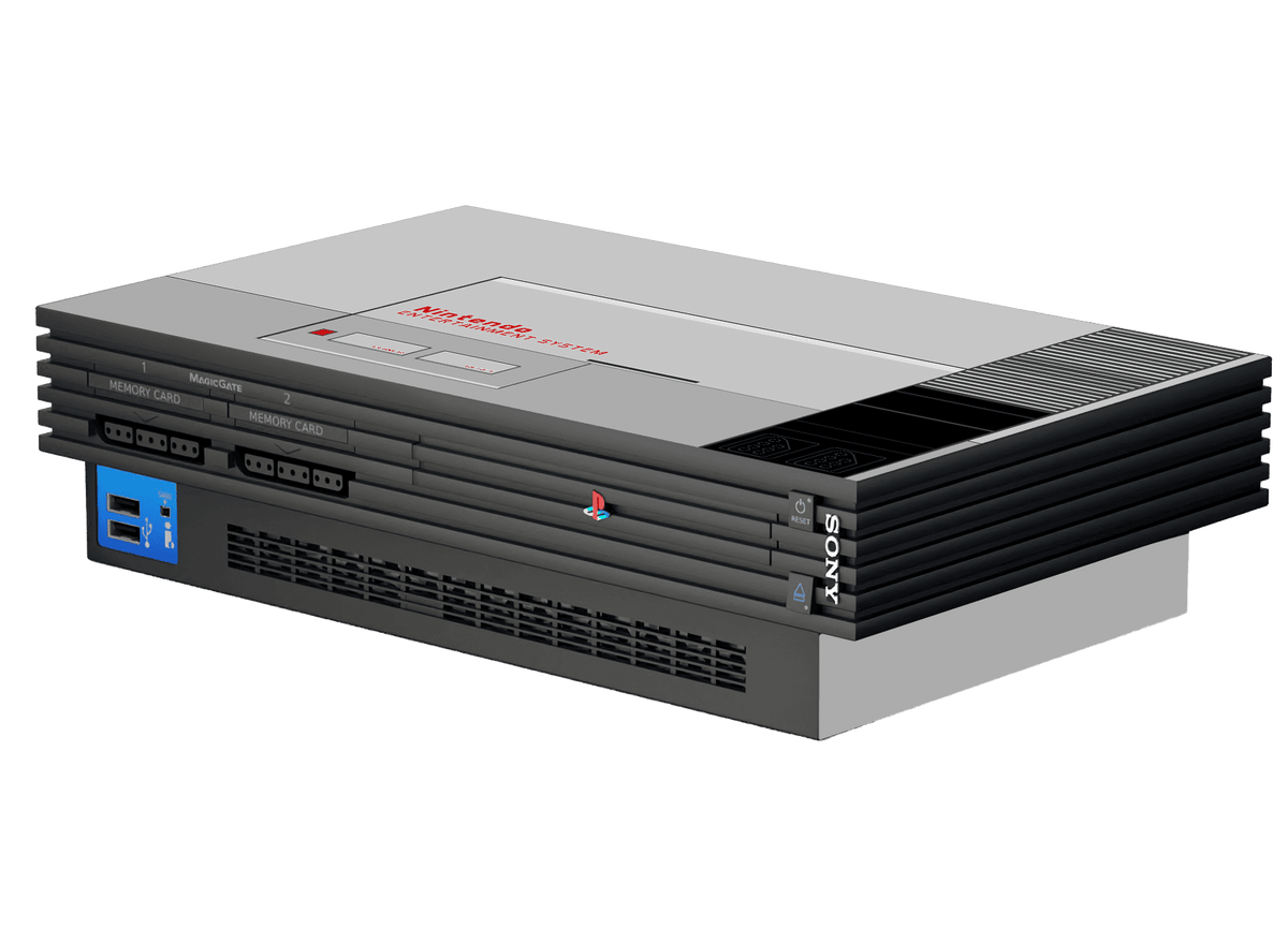 NES Skin Playstation 2 Fat Xonebrand