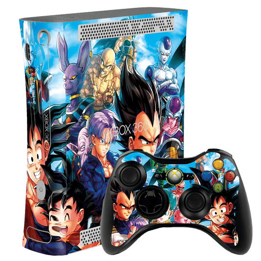 Dragon Ball Xbox 360 Fat Bundle Skin