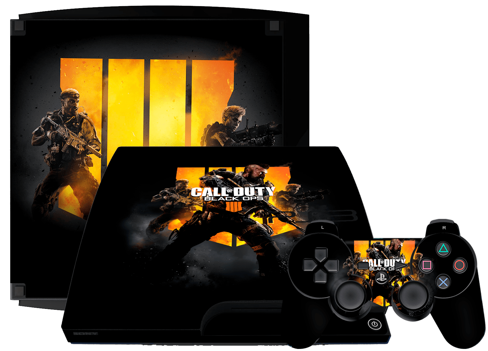 Call of Duty IV Skin Playstation 3 Slim Xonebrand