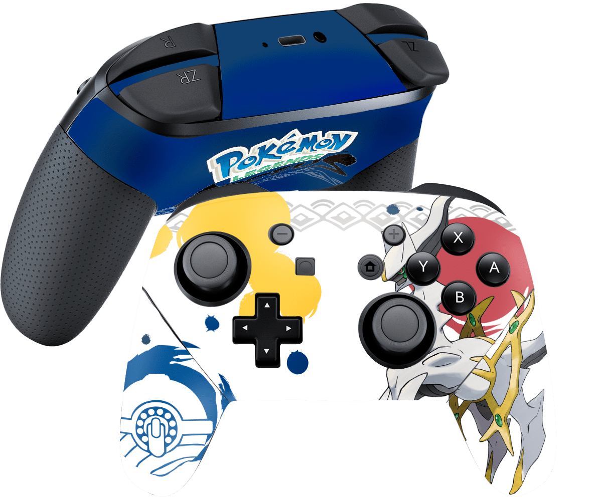 Pokemon Legends Arceus Skin Nintendo Switch Pro Controller