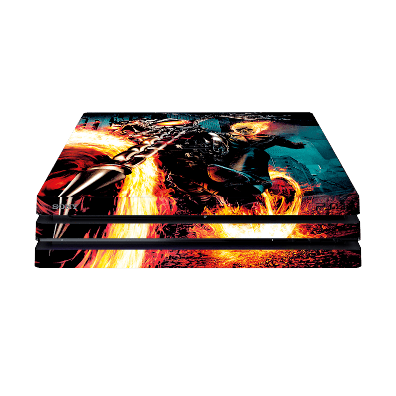 Ghost Rider Skin Playstation 4 Pro