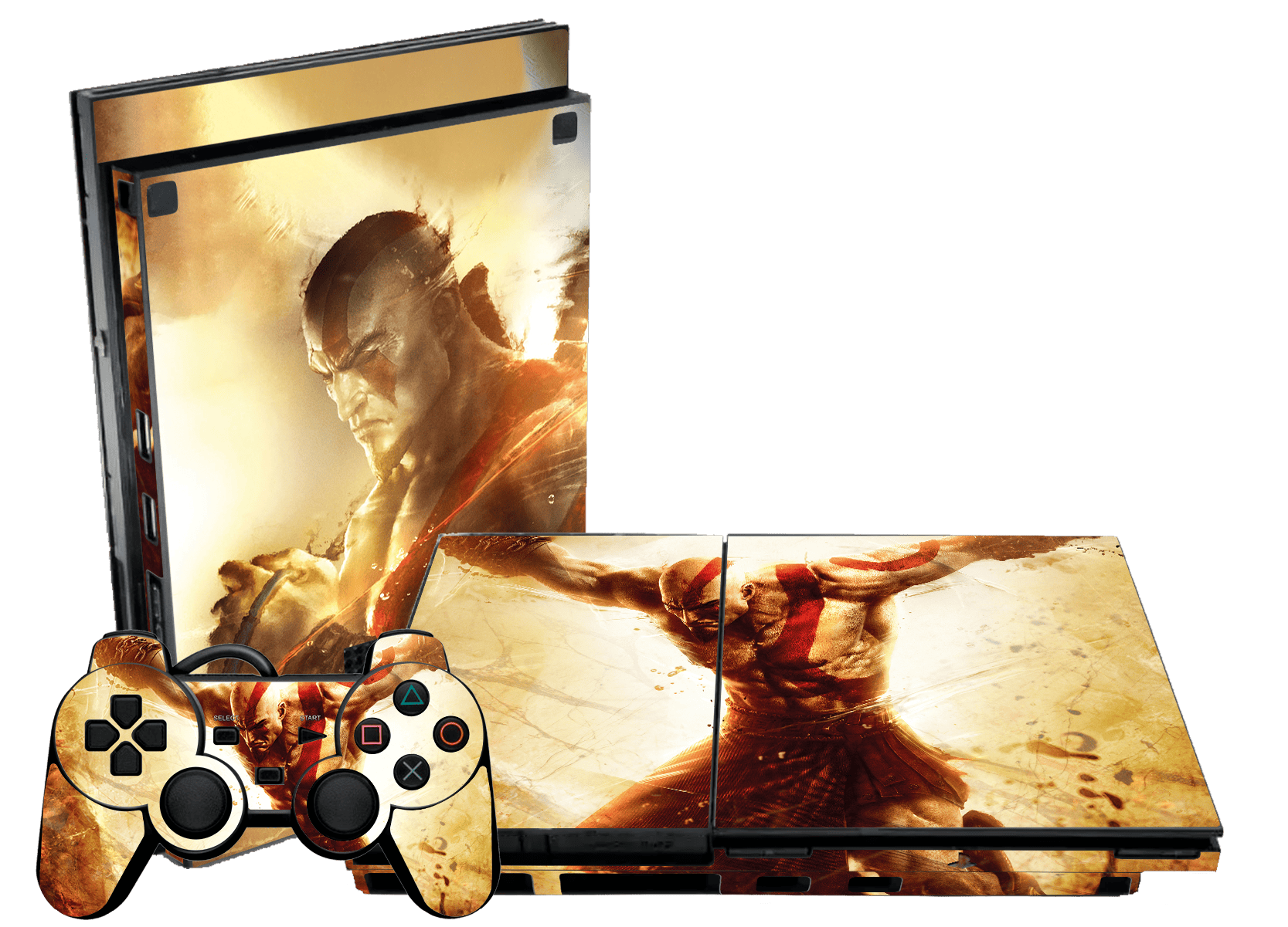 God of War PS2 Slim (2014) Bundle Skin