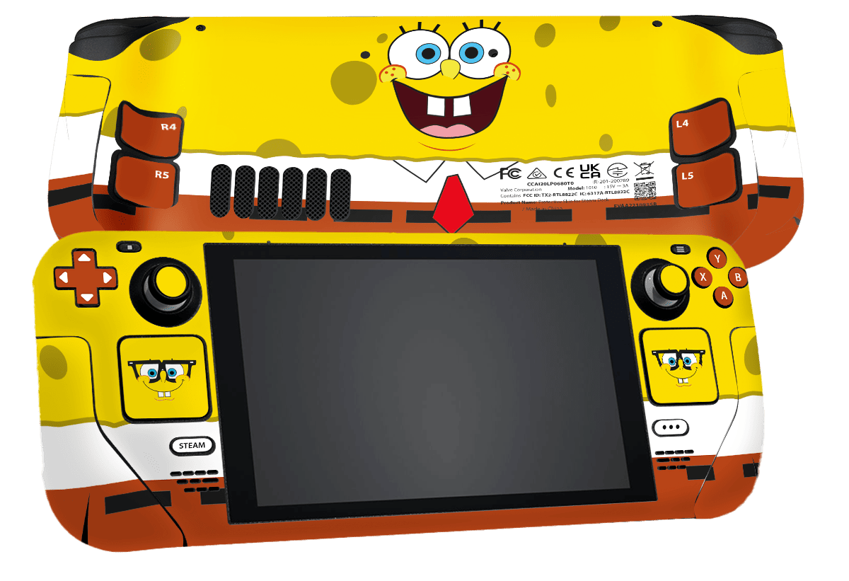 SpongeBob SquarePants Steam Deck Skin Xonebrand