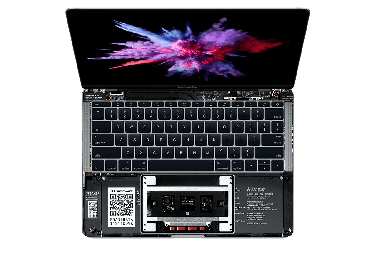 Teardown Skin Mackbook Pro 14" Xonebrand