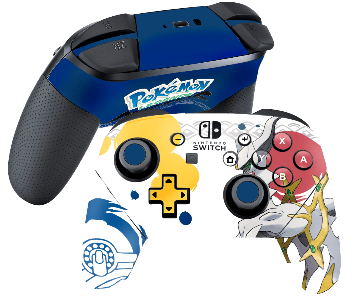 Pokemon Legends Arceus Skin Nintendo Switch Pro Controller Xonebrand