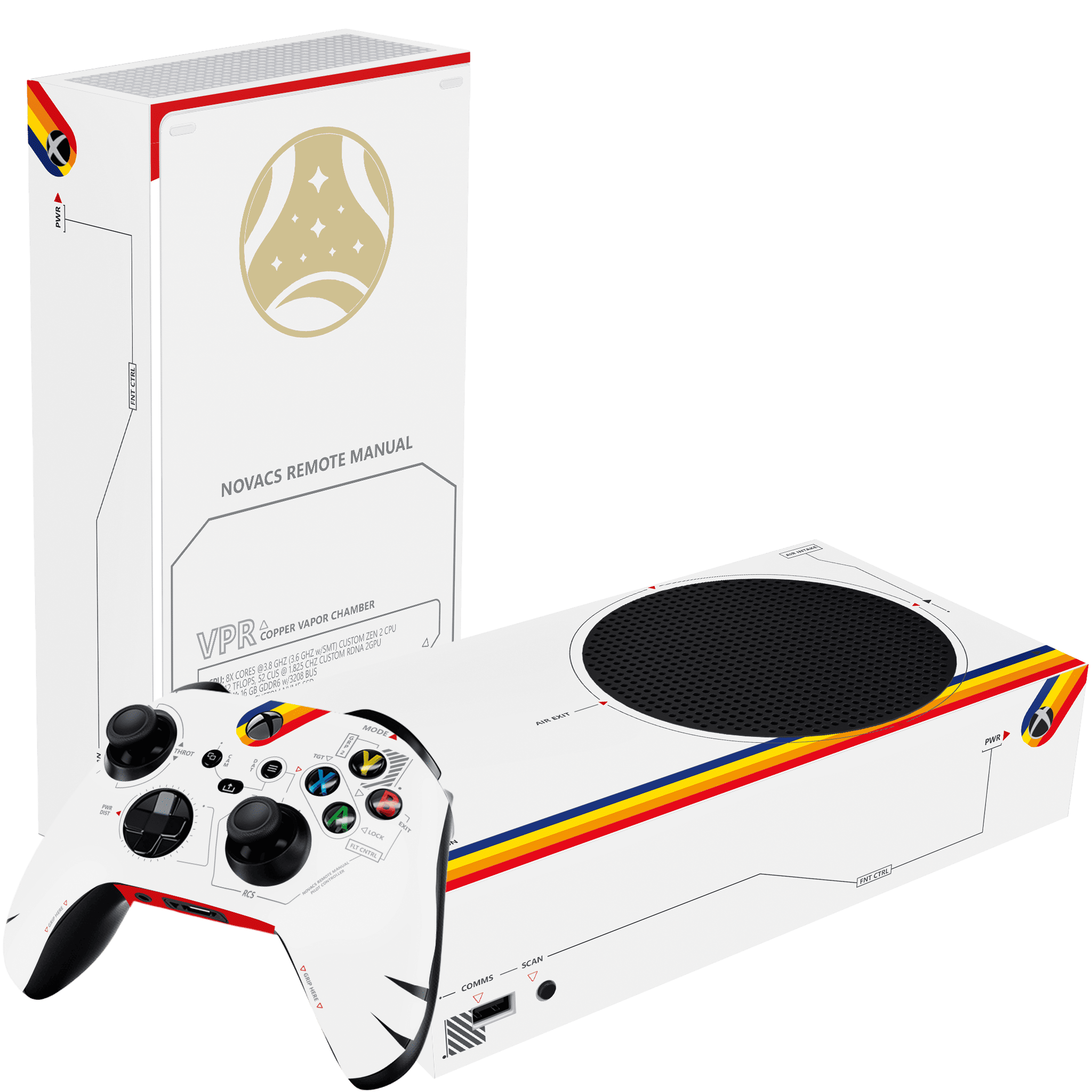 Edición Starfield Skin Xbox Series S Xonebrand