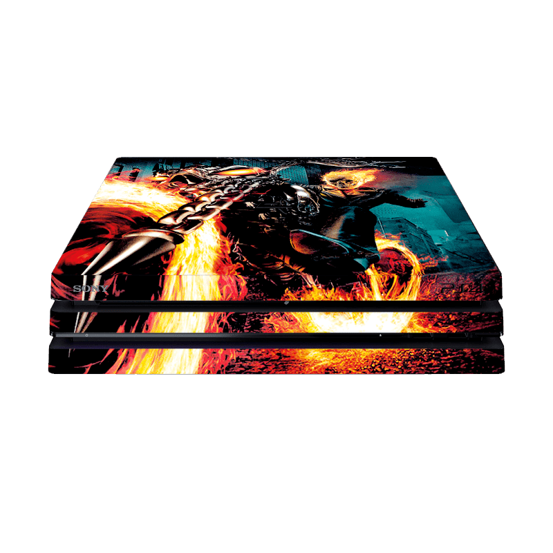 Ghost Rider PS4 Pro Bundle Skin