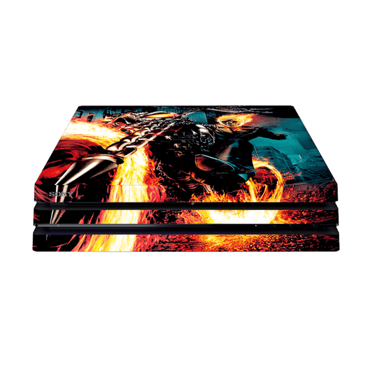 Ghost Rider PS4 Pro Bundle Skin