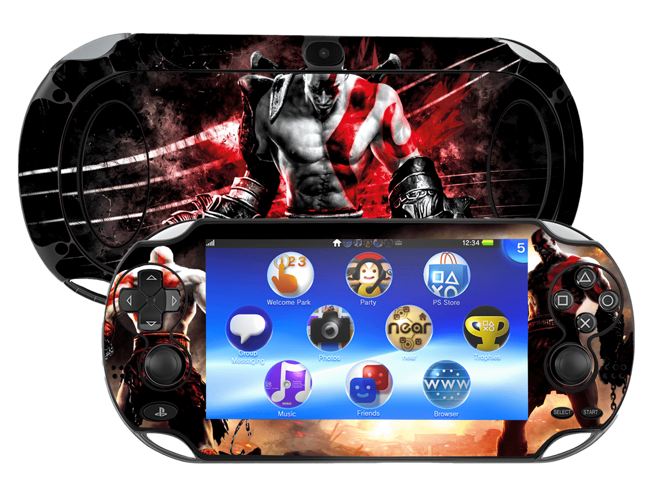 God of War Skin Playstation Portable PSVita Fat