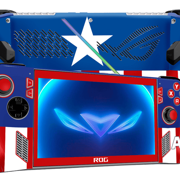 Capitan America Skin Asus Rog Ally Xonebrand