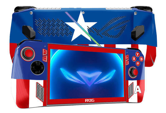 Capitan America Skin Asus Rog Ally Xonebrand