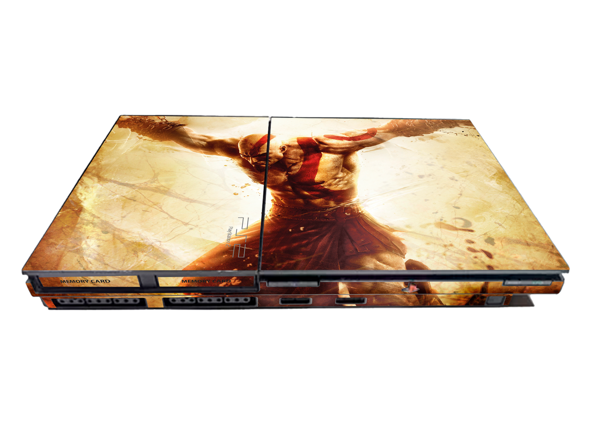 God of War Ascension Skin Playstation 2 Slim Xonebrand