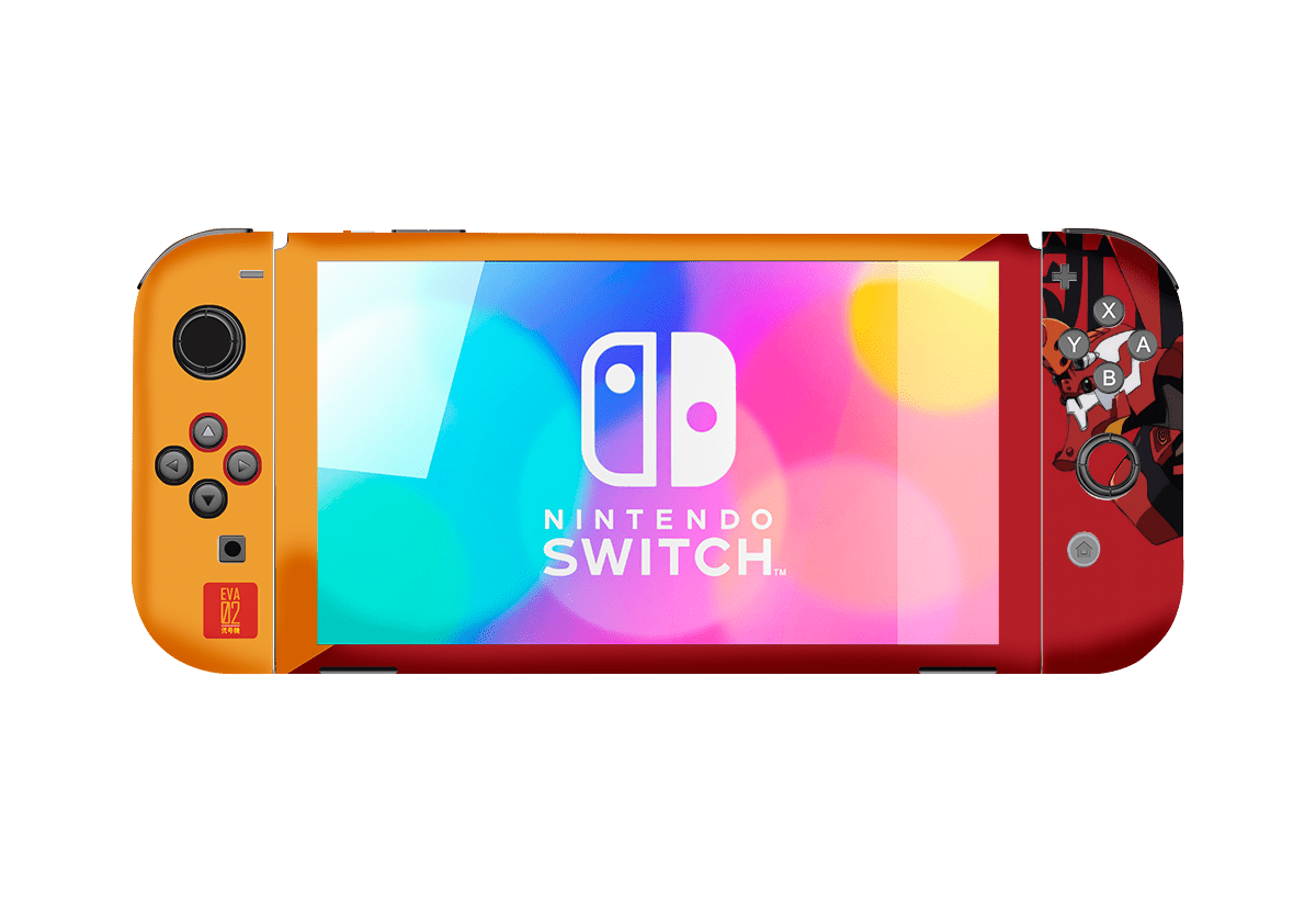 Evangelion eva 02 Skin Nintendo Switch OLED (2021)