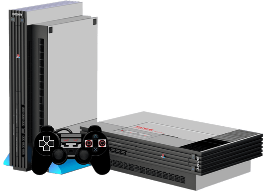 NES PS2 Fat Bundle Skin