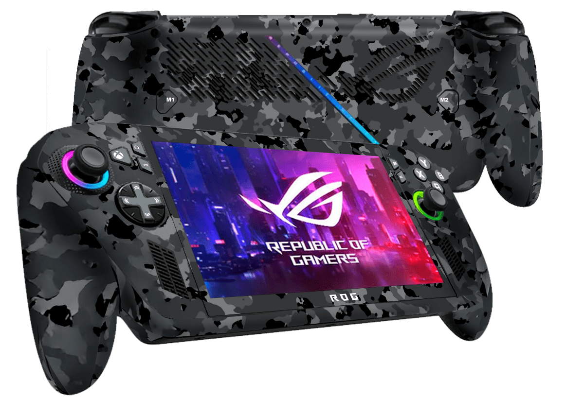 Camuflado Negro Asus ROG Xbox Ally Skin Xonebrand