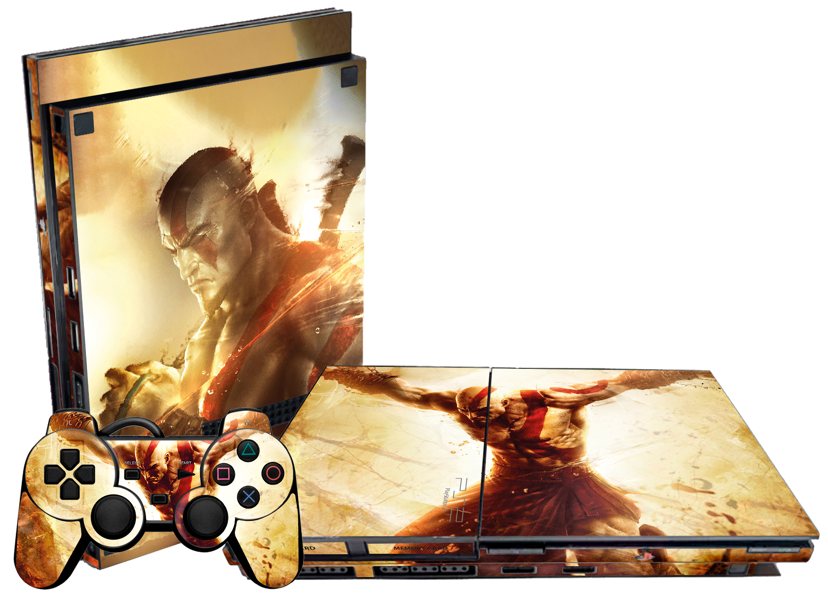 God of War Ascension Skin Playstation 2 Slim