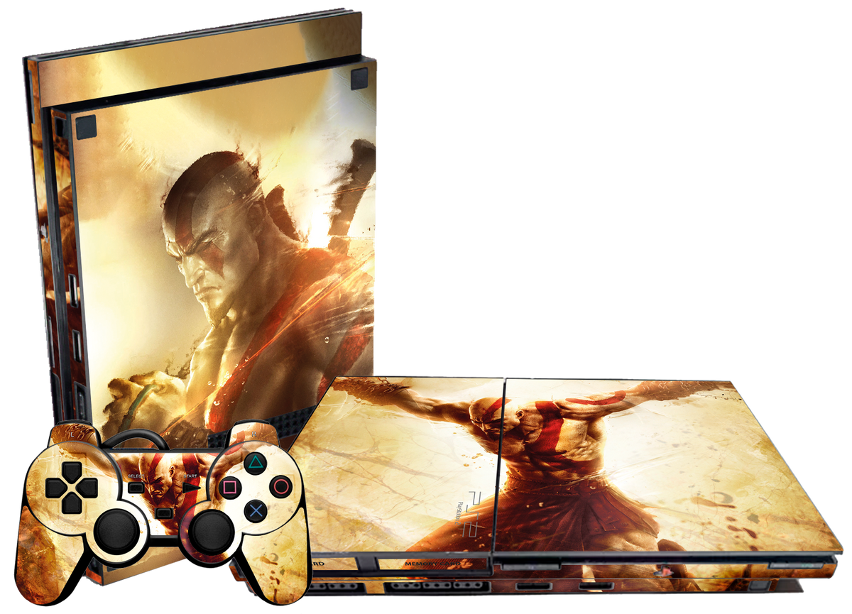 God of War Ascension Skin Playstation 2 Slim Xonebrand
