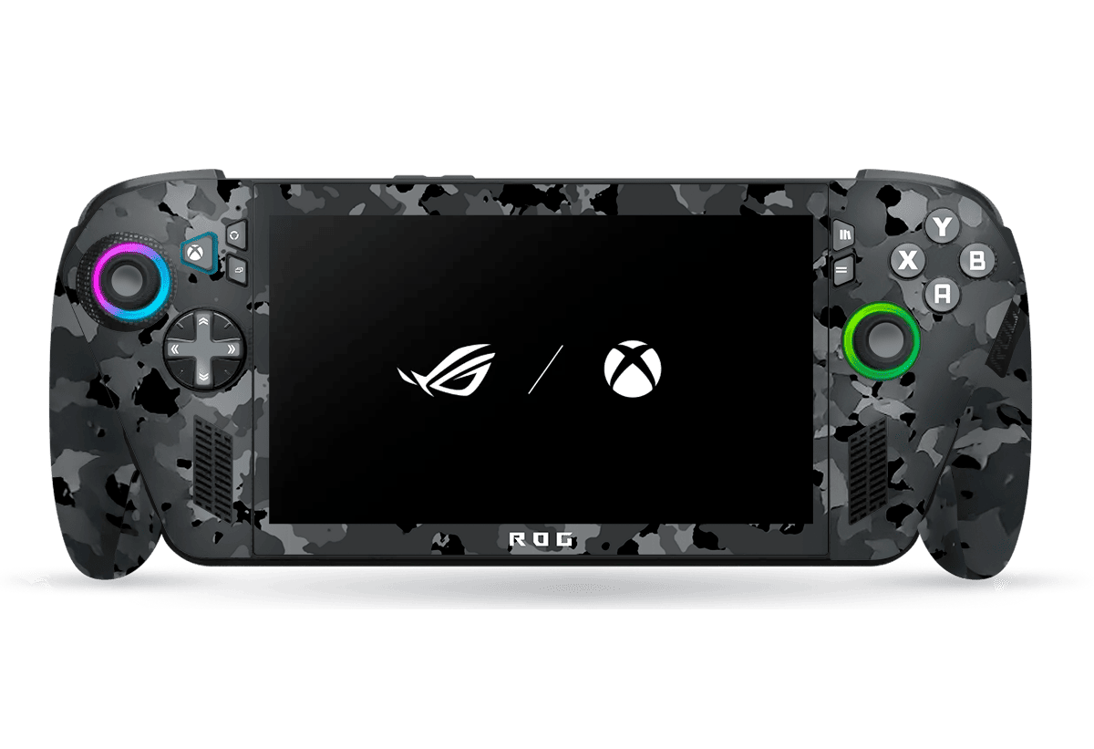 Camuflado Negro Asus ROG Xbox Ally Skin Xonebrand