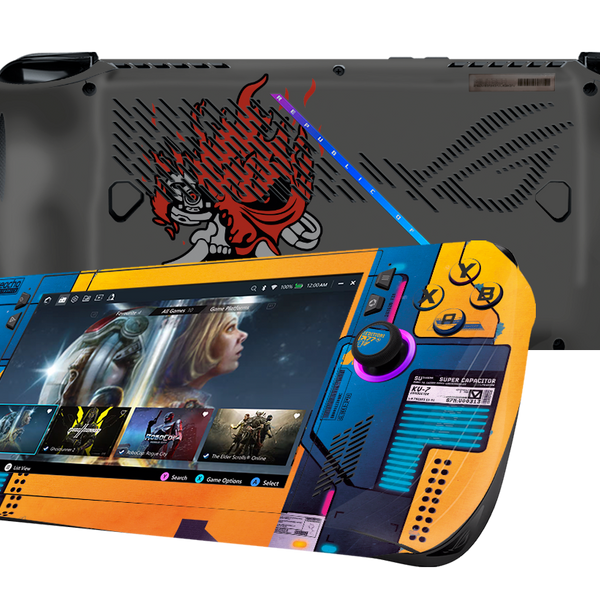 Skin para ASUS Rog Ally X edición Cyberpunk 2077 – Xonebrand