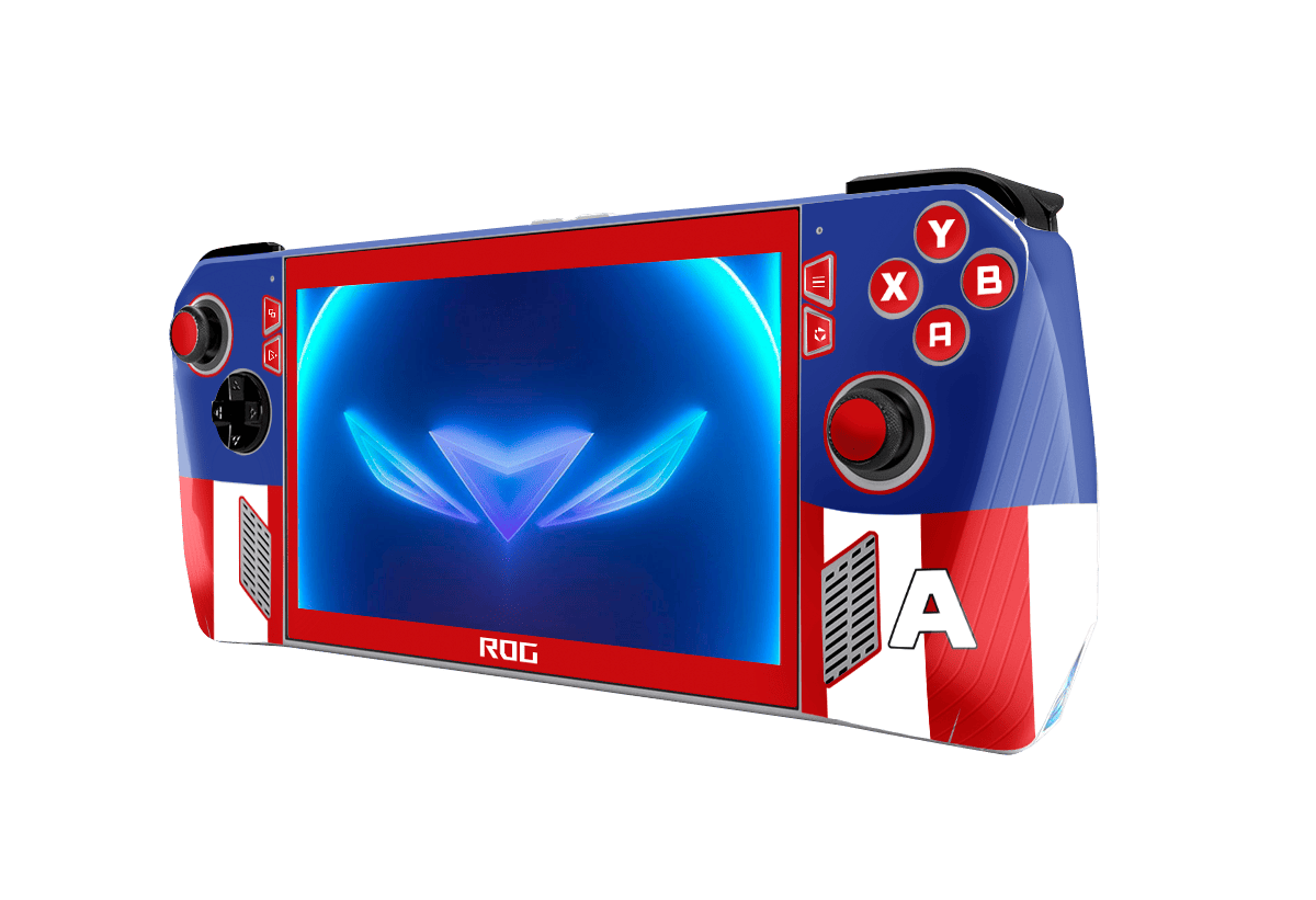 Capitan America Skin Asus Rog Ally Xonebrand