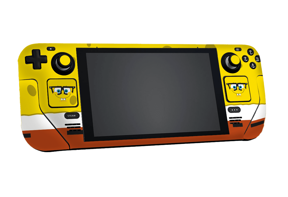 Bob Esponja Steam Deck Handheld Gaming Computer Skin