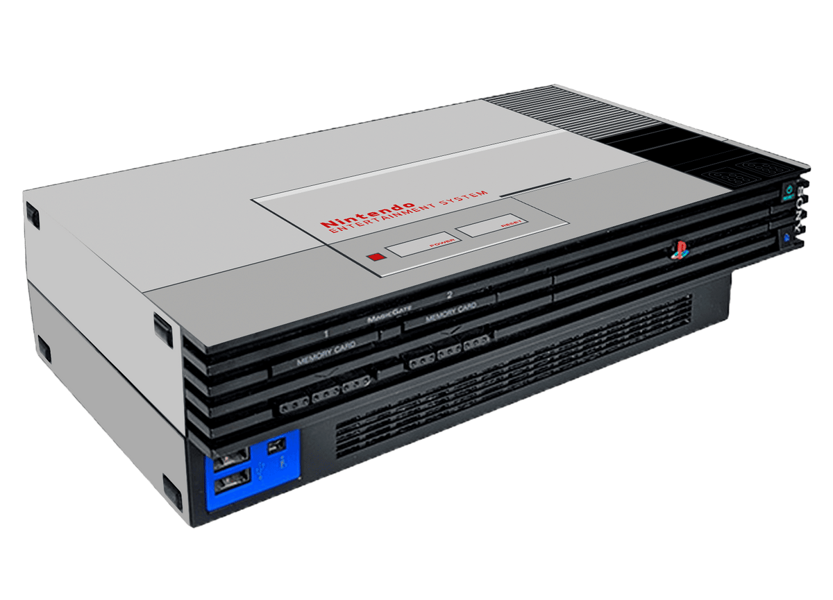 NES Skin Playstation 2 Fat Xonebrand