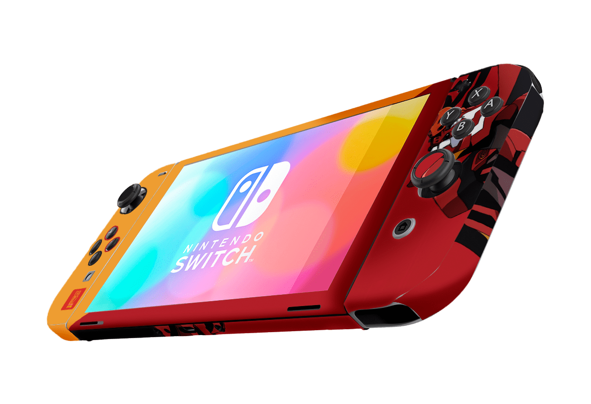 Evangelion Eva-02 Nintendo Switch Oled (2021) Skin