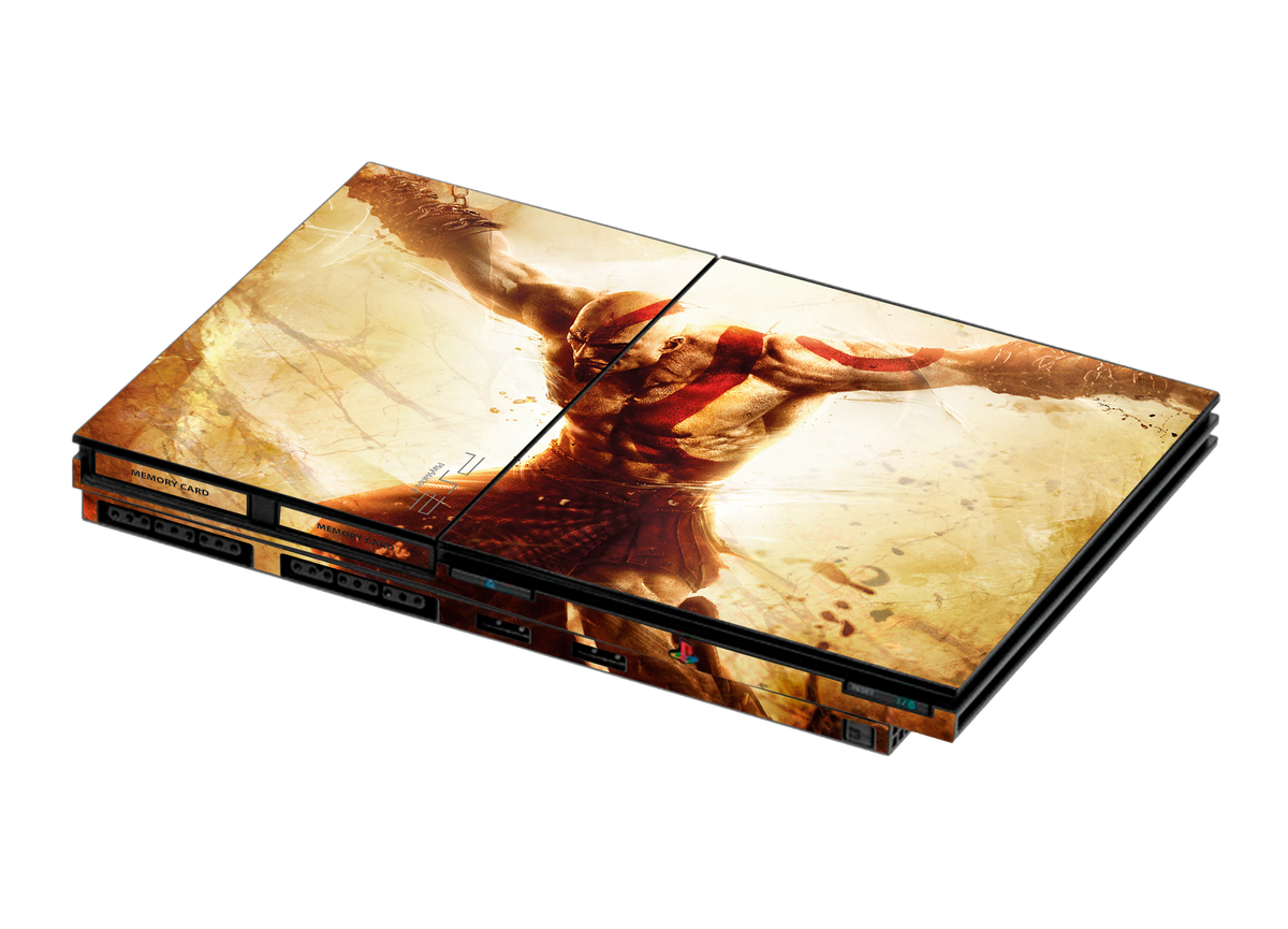 God of War Ascension Skin Playstation 2 Slim Xonebrand
