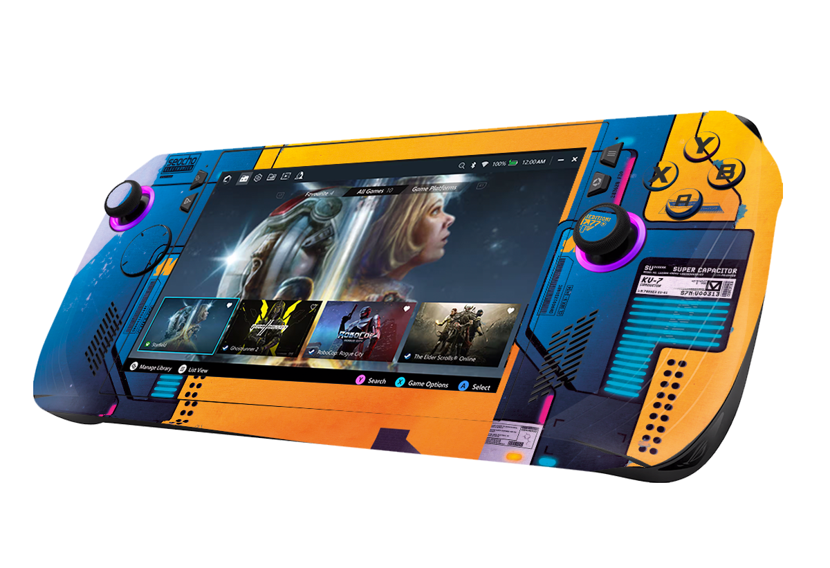 Skin para ASUS Rog Ally X edición Cyberpunk 2077 – Xonebrand