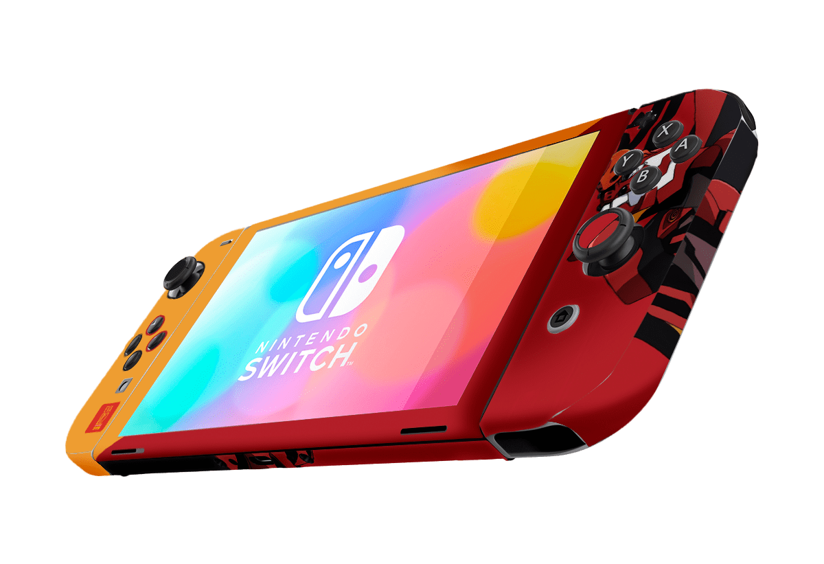 Evangelion eva 02 Skin Nintendo Switch OLED (2021) Xonebrand