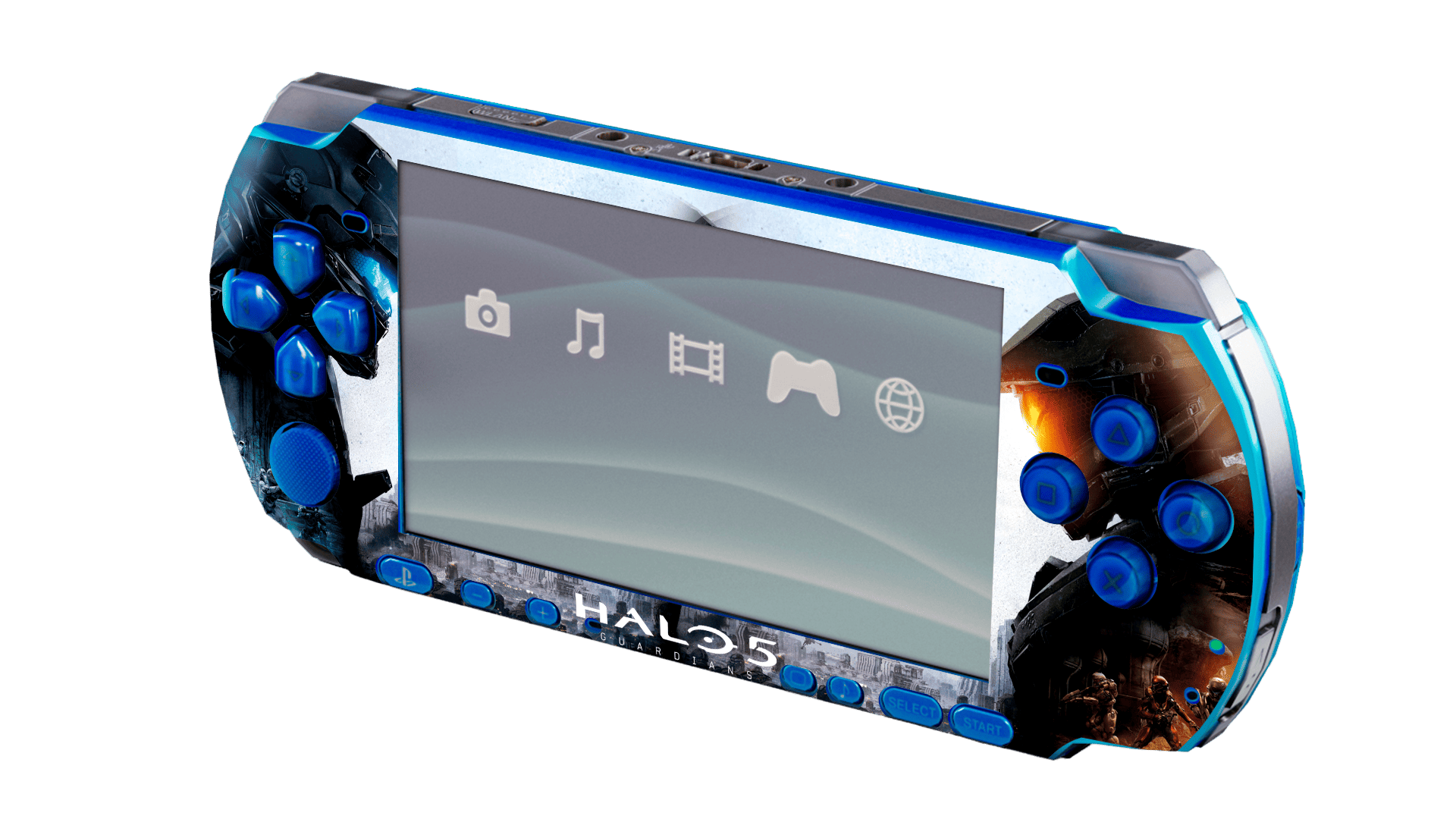 Halo PSP Handheld Gaming Bundle Skin