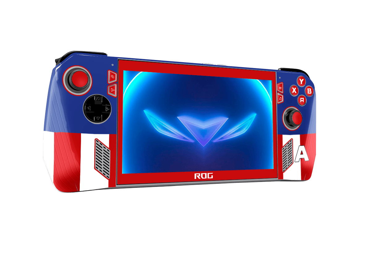Capitan America Skin Asus Rog Ally Xonebrand