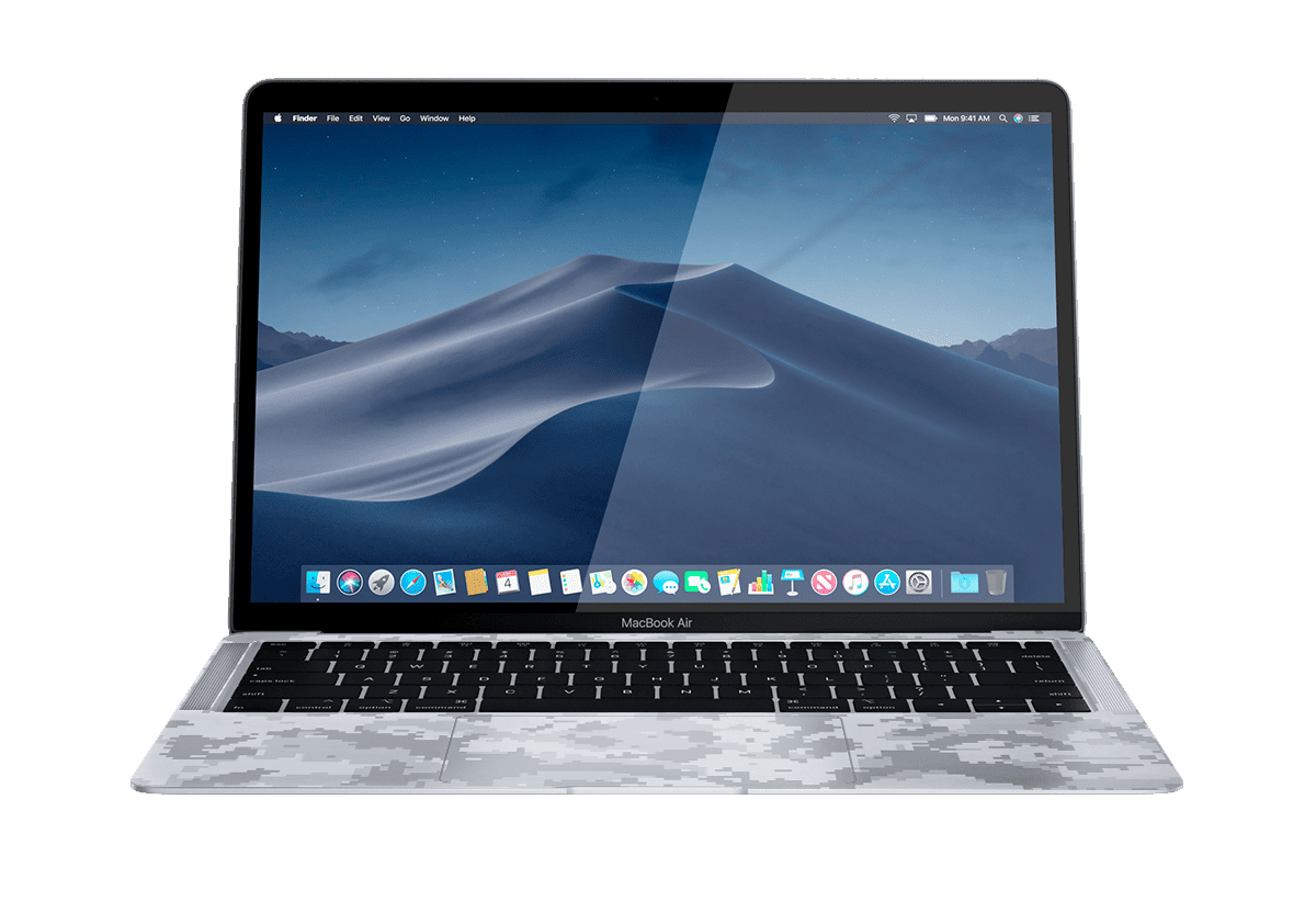 Mackbook Air 13" Camuflagem Cinza Pele