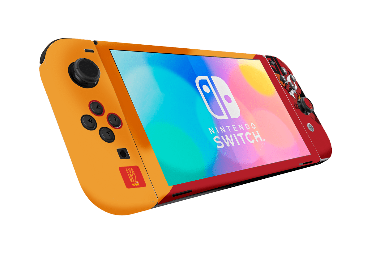 Evangelion Eva-02 Nintendo Switch Oled (2021) Skin