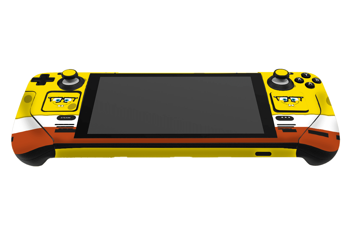 Bob Esponja Steam Deck Handheld Gaming Computer Skin