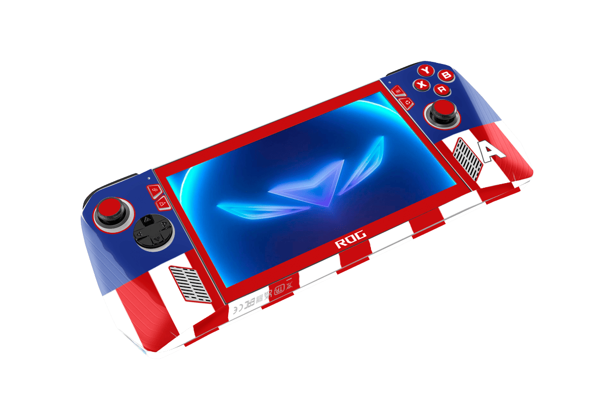 Capitan America Skin Asus Rog Ally Xonebrand