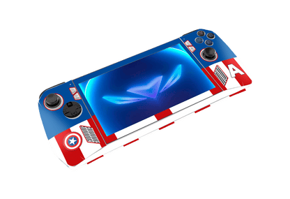 Capitan America Asus Rog Ally Handheld Gaming Computer Skin