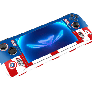 Capitan America Asus Rog Ally Handheld Gaming Computer Skin