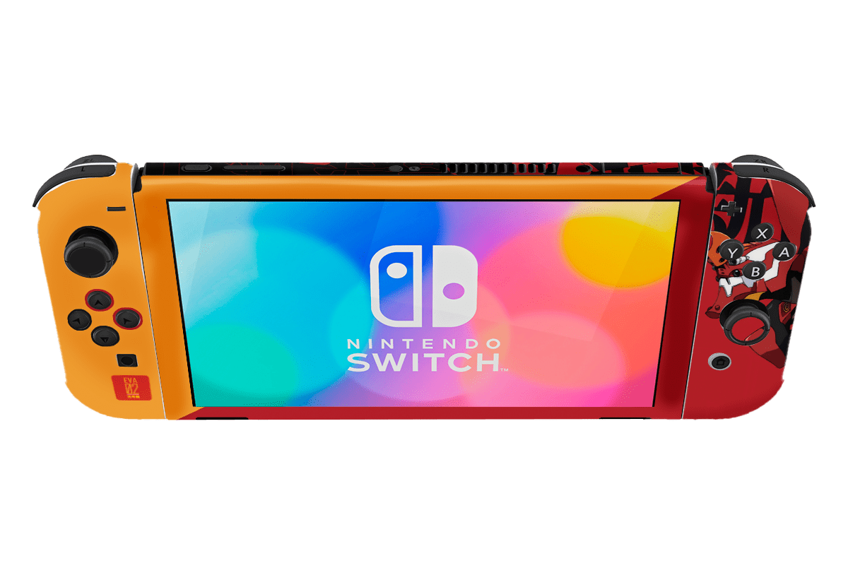 Evangelion Eva-02 Nintendo Switch Oled (2021) Skin