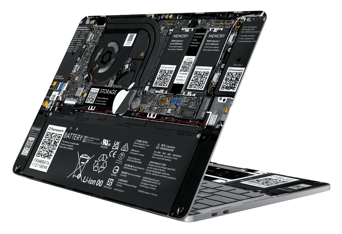 Teardown Skin Mackbook Pro 14" Xonebrand