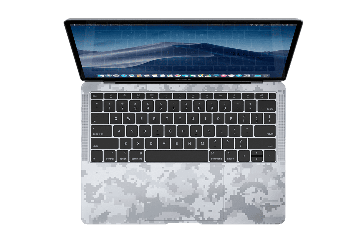 Arctic Camouflage Apple MacBook Air Skin