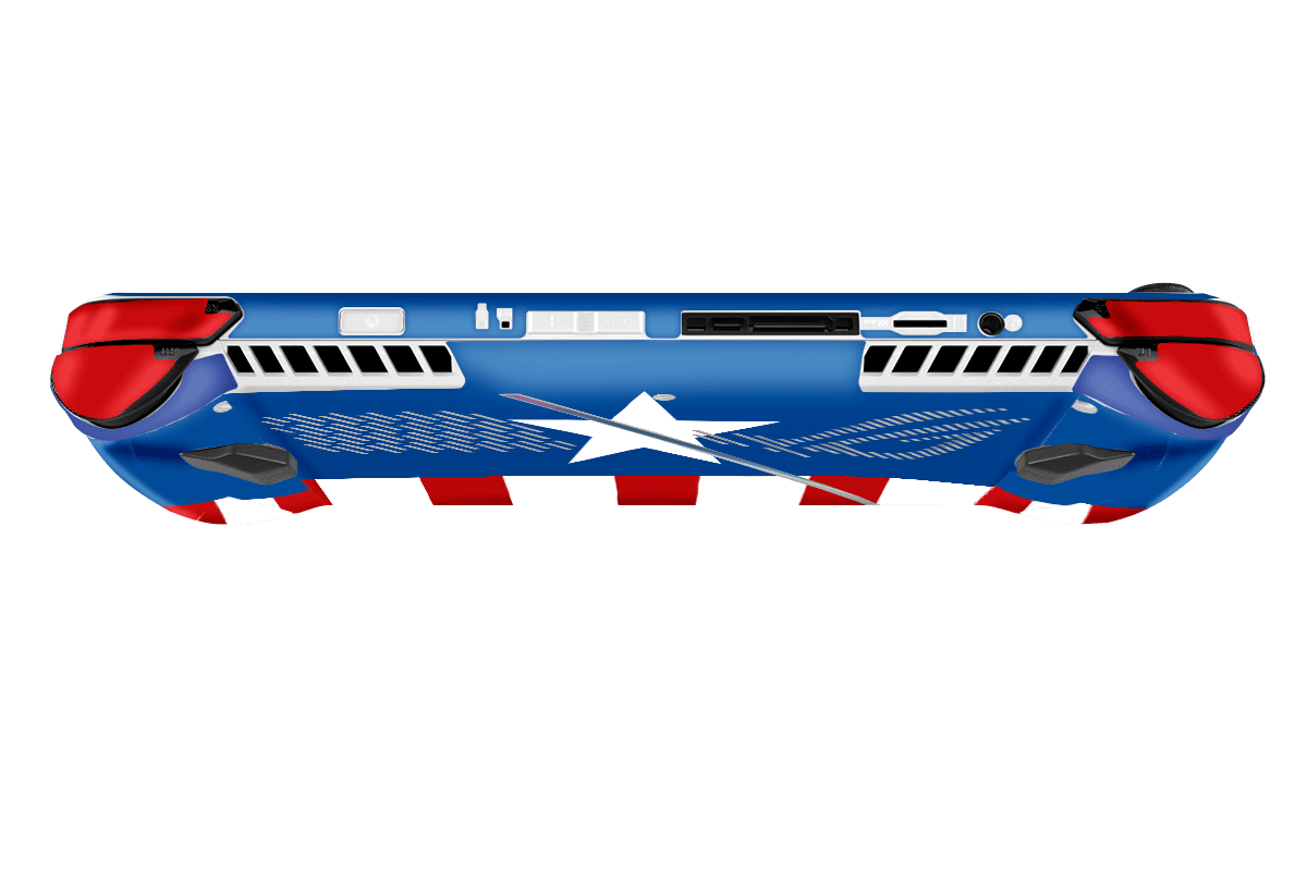 Capitan America Skin Asus Rog Ally Xonebrand