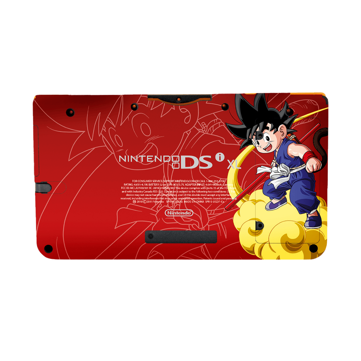 Dragon Ball Nintendo DSI XL 2010 Skin