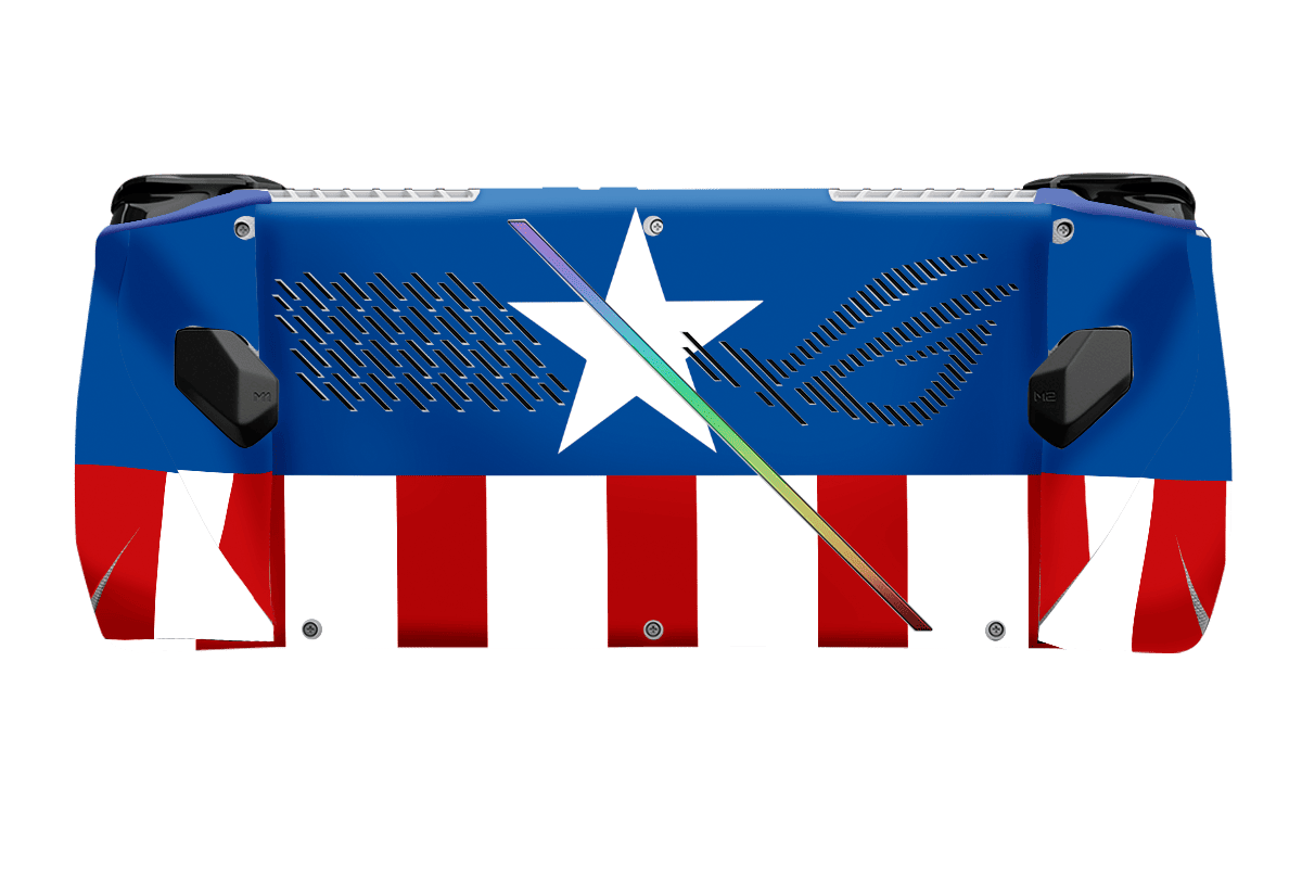 Capitan America Skin Asus Rog Ally Xonebrand