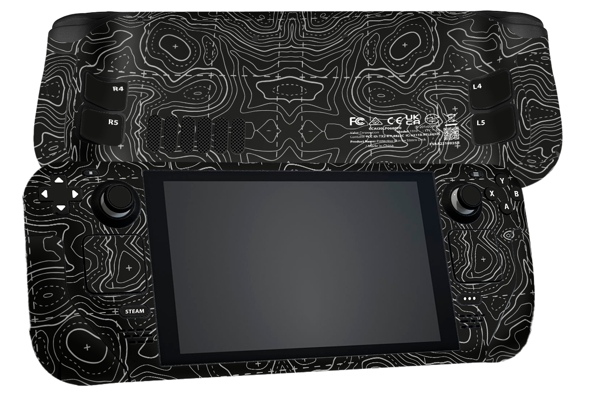 Area 51 Black Steam Deck Skin Xonebrand
