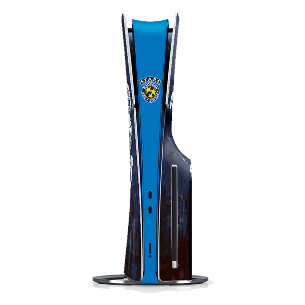 Resident Evil RPD Skin Playstation 5 Slim Xonebrand