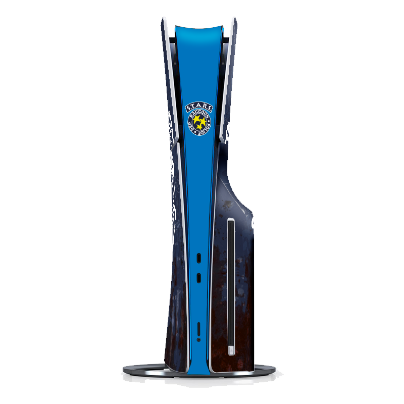 Resident Evil RPD Skin Playstation 5 Slim Xonebrand